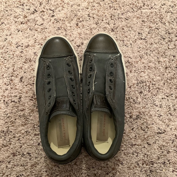 Converse x John Varvatos Canvas Leather Slide On - Picture 1 of 7